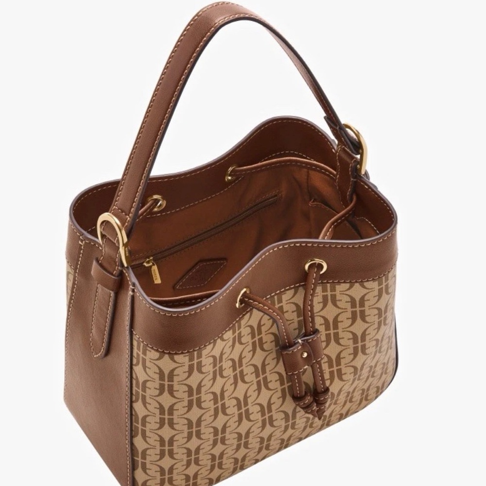 FLASH SALE Fossil Bucket Drawstring Crossbody Bag - Picture 11 of 12